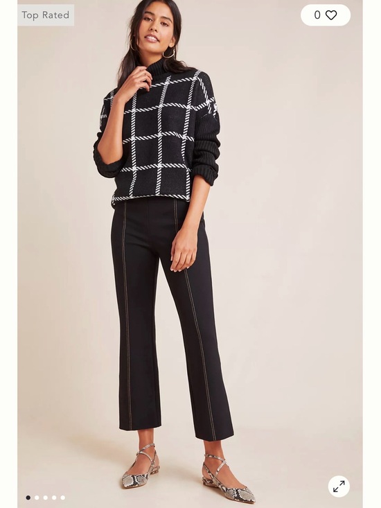 Weekend Max Mara Pants - Anthropologie Essential Crop Flare Pants Black Size M